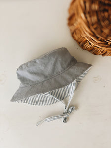 Blue cotton Bucket Hat