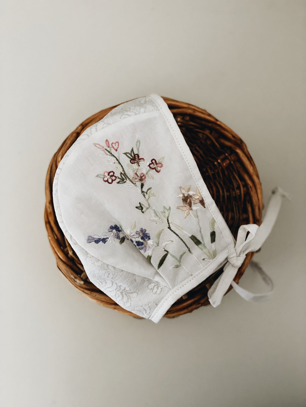 Embroidered wildflower