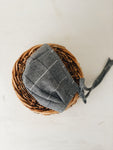 Neutral gendered gray plaid