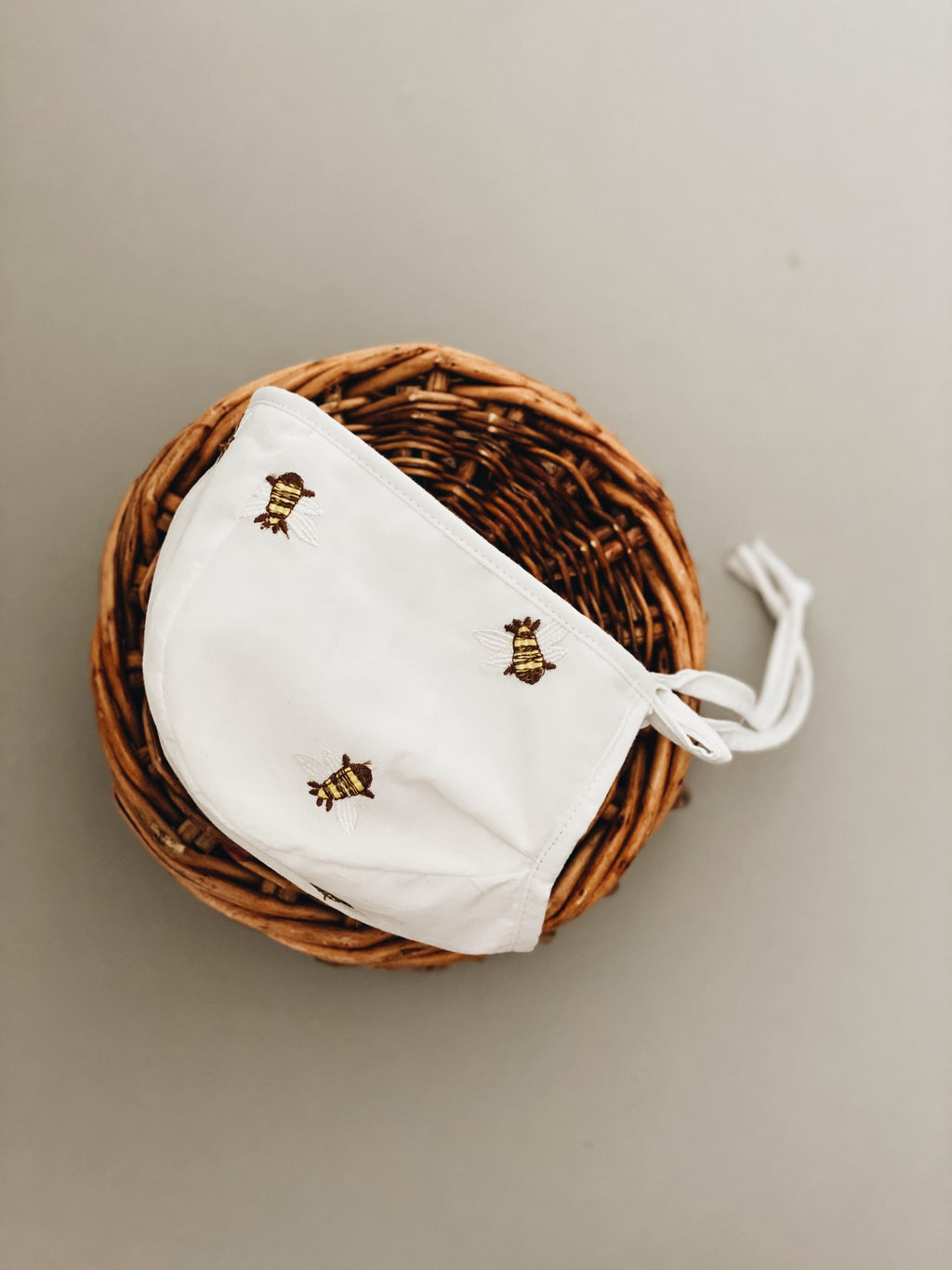 Embroidered bee